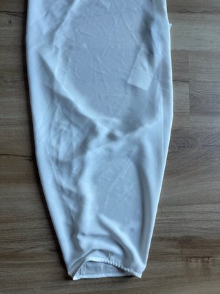 Mangas - torera de gasa blanco con etiqueta
