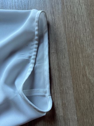 Mangas - torera de gasa blanco con etiqueta
