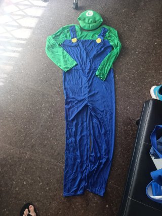 Disfraz Luigi Talla Única de adulto.
