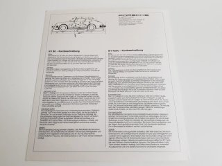 Datos Técnicos Porsche 911 SC/Turbo 1981