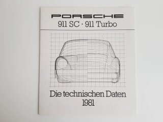 Datos Técnicos Porsche 911 SC/Turbo 1981