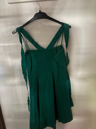 Vestido fiesta y torera marca Yera verde T.38
