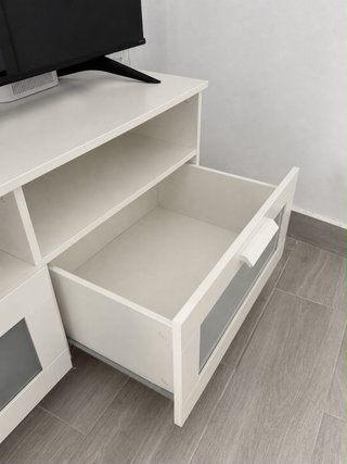 Mueble TV IKEA BRIMNES Blanco.
