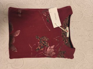 Camiseta manga larga floral XL