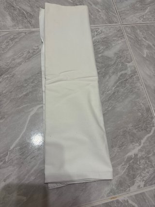 Federa bianca con bordo verde