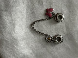 Charm Sicurezza Argento 925 Farfalla