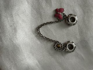 Charm Sicurezza Argento 925 Farfalla