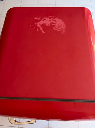Nevera vintage años 50 roja 92L