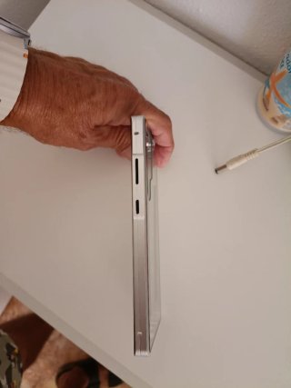 Funda magnética S23 Ultra aluminio transparente