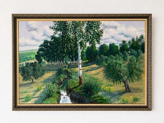 Cuadro de grande dimensión Paisaje Rural by Puerto