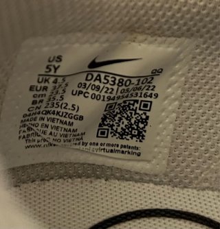 Zapatillas Nike DA5380-102 Talla 37.5