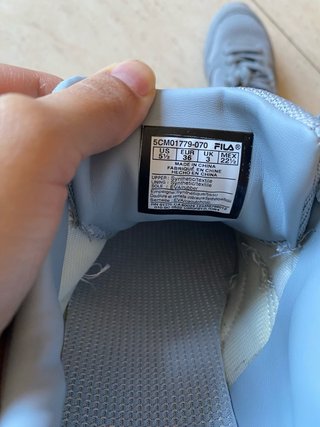 Zapatillas Fila Grises
