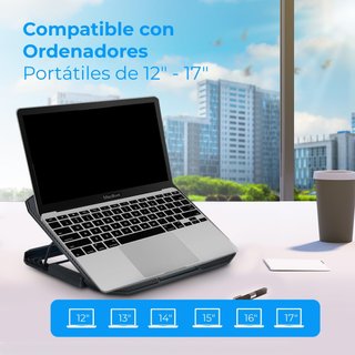 NK Base Refrigeradora portátil con ventiladores