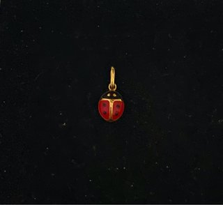 Colgante Oro 18k Mariquita