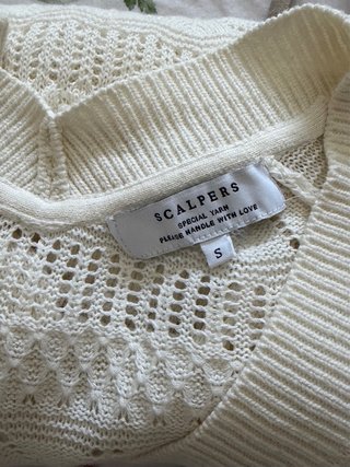 Jersey Scalpers Crochet Blanco