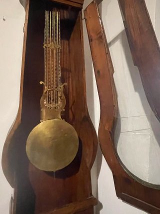 Reloj de péndulo antiguo Comtoise/Moriz s.XIX
