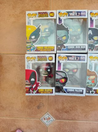 Lote 8 Funko Pop Marvel Zombies