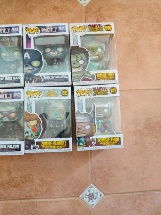 Lote 8 Funko Pop Marvel Zombies
