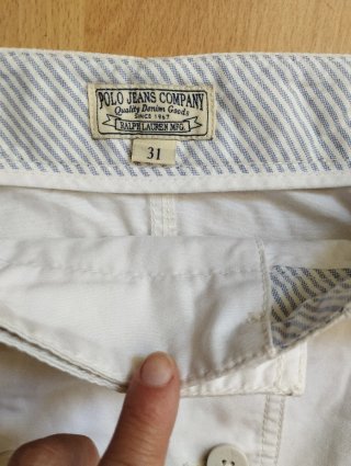 Falda mini Ralph Lauren blanca