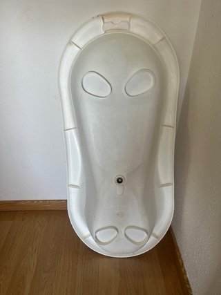 Bañera gemelar o para dos bebes con desagüe