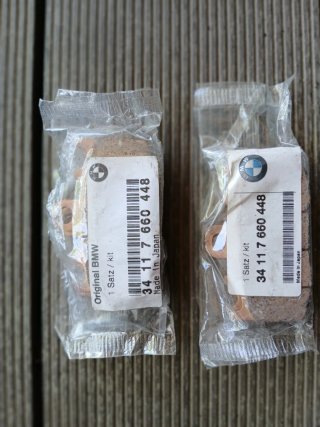 Pastillas freno Originales BMW sin estrenar.