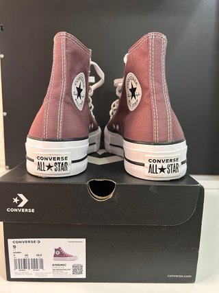 Converse Chuck Taylor All Star plataforma burdeos