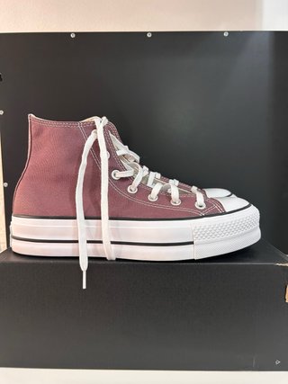 Converse Chuck Taylor All Star plataforma burdeos