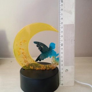 Lampada Notturna Luna e Fata