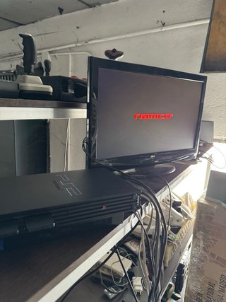 Consola Sony PS2 Fat Negra