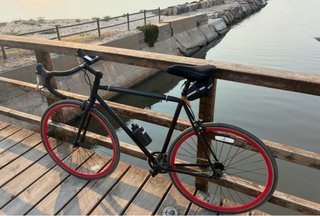 Bicicleta piño fijo carretera