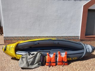 Kayak hinchable 2 personas 180kg