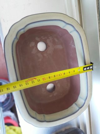 4 Macetas Bonsái Cerámica Piedra