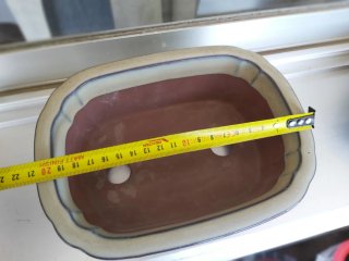 4 Macetas Bonsái Cerámica Piedra