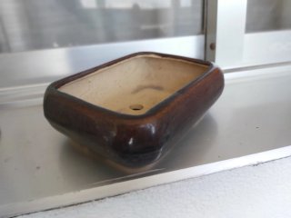 4 Macetas Bonsái Cerámica Piedra