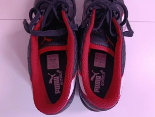 Zapatillas Puma Ferrari Negras y Rojas