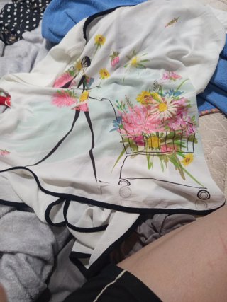 Camiseta floral mujer talla L