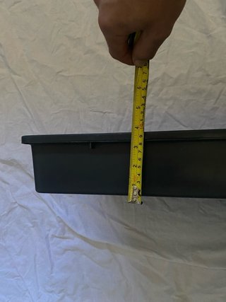 Bandejas negras para guano