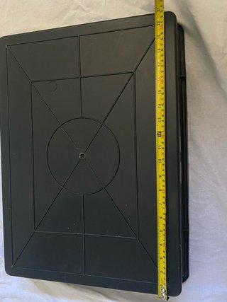 Bandejas negras para guano