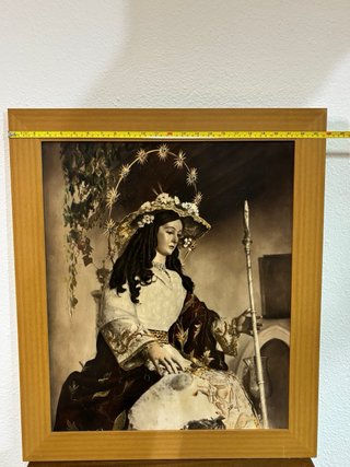 Fotografía antigua en tabla
