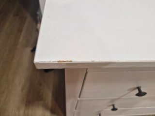 Cómoda HEMNES IKEA 3 cajones blanca madera maciza