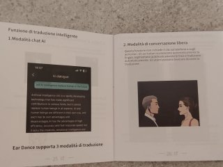 Cuffie Open-Ear Wireless QX68 con Traduttore Nuove