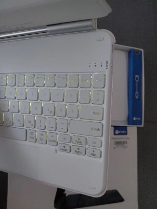 Funda Teclado Nimin Blanca y Negra Nueva