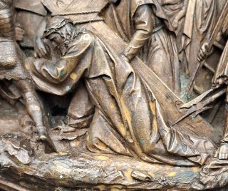 Altorrelieve Bronce Via Crucis de Charles Yon