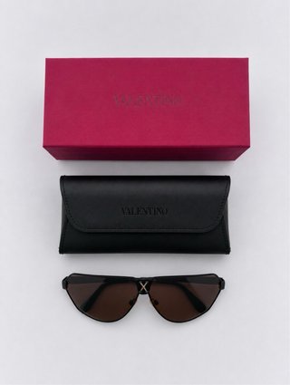 Gafas de Sol Valentino Vintage Negras Marrones