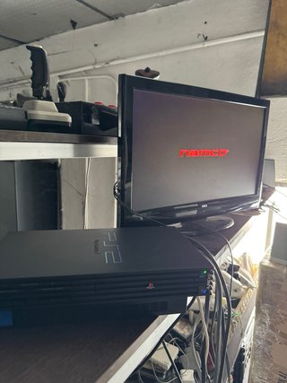 Consola Sony PS2 Fat Negra