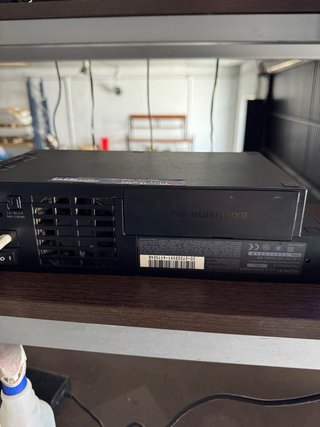 Consola Sony PS2 Fat Negra