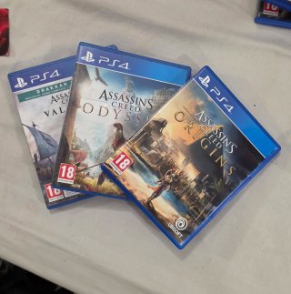 Pack 3 Assassin's Creed:Origins, Odyssey, Valhalla