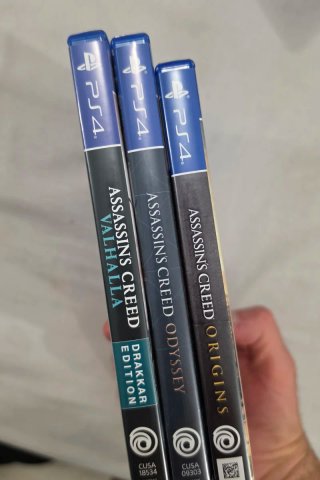 Pack 3 Assassin's Creed:Origins, Odyssey, Valhalla