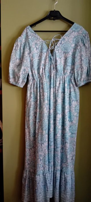 Vestido Pepe Jeans floral azul y blanco