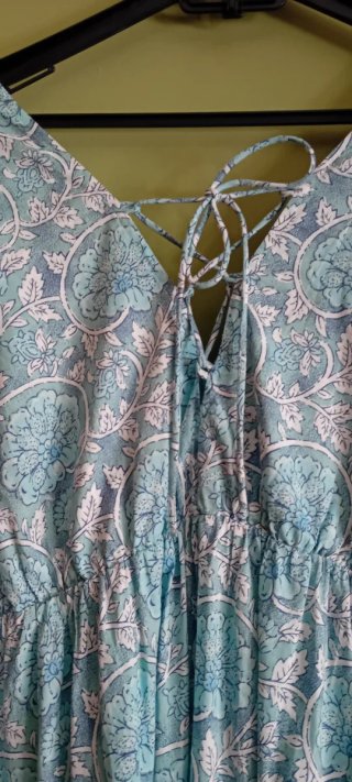 Vestido Pepe Jeans floral azul y blanco